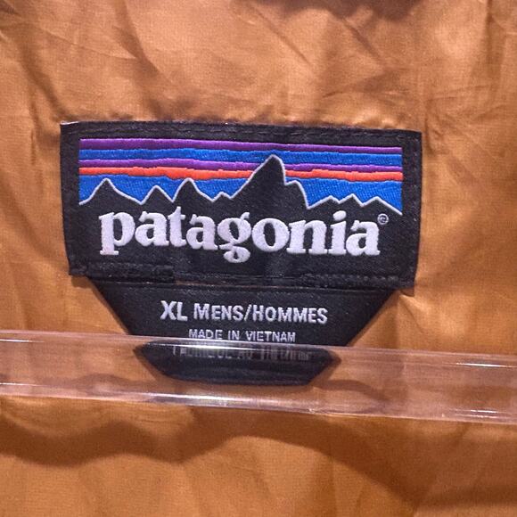 Patagonia Men's Nano Puff Vest in Green/Yellow Size XL - Picture 4 of 6